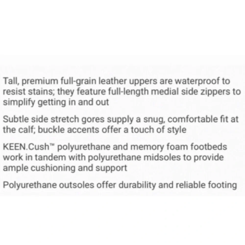 Keen Kids Insulated Waterproof Bern WP Leather Chore Farm Mud Rain Boot 5 REI